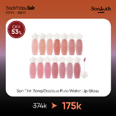 Son Tint Bóng Dasique Pure Water Lip Gloss 2.6g