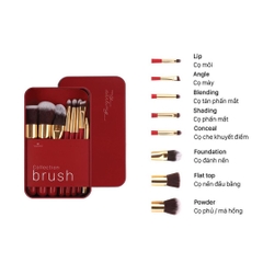 Bộ Cọ Trang Điểm Vacosi My Darling Travel Brush Set 8PCS