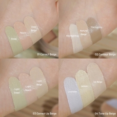 Bảng Che Khuyết Điểm The Saem Cover Perfection Triple Pot Concealer 4,5g