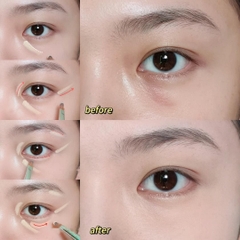 Bảng Che Khuyết Điểm The Saem Cover Perfection Triple Pot Concealer 4,5g