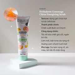 Tẩy Da Chết Evoluderm Citrus Energizing Scrub