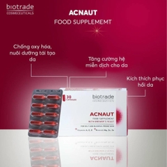 Thực Phẩm Chức Năng Biotrade Acnaut Food Supplement With Brewer's Yeast (30v)