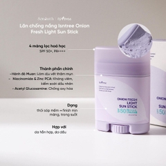 Lăn Chống Nắng Isntree Onion Fresh Light Sun Stick SPF50 22g