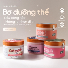 Bơ Dưỡng Thể Tree Hut Whipped Shea Body Butter 240g