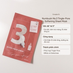 Mặt Nạ Giấy Numbuzin Sheet Mask 27ml