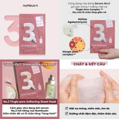 Mặt Nạ Giấy Numbuzin Sheet Mask 27ml