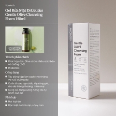 Gel Rửa Mặt DrCeutics Gentle Olive Cleansing Foam 150ml