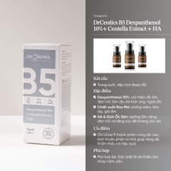 Tinh Chất DrCeutics B5 Dexpanthenol 10%+ Centella Extract + HA 30g