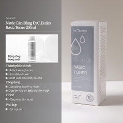 Nước Cân Bằng DrCeutics Basic Toner 200ml