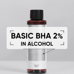 Dung Dịch Tẩy Tế Bào Chết DrCeutics Basic BHA 2% In Alcohol 200ml
