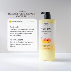 Sữa Tắm Happy Bath Natural Body Wash 900g