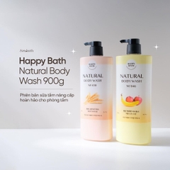 Sữa Tắm Happy Bath Natural Body Wash 900g