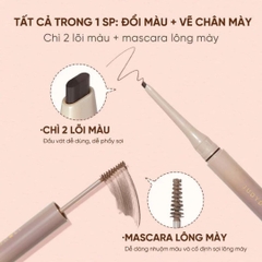 Bút Kẻ Mày 2 Đầu Judydoll Duo Eyebrow Pencil