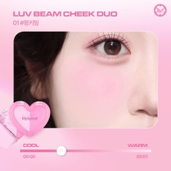 Phấn Má Đôi Lilybyred Luv Beam Cheek Duo