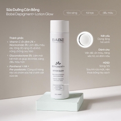 Sữa Dưỡng Cân Bằng Da Babe Depigment+ Lotion Glow 150ml