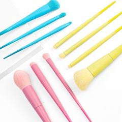 Bộ Cọ Trang Điểm Vacosi Candy Puffy Brush Set 10Pcs
