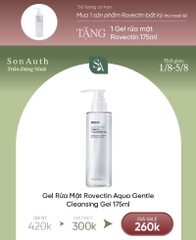 Gel Rửa Mặt Dưỡng Ẩm Rovectin Aqua Gentle Cleansing Gel 175ml