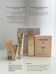 Bộ Kem Chống Nắng The Whoo UV Ultimate Anti-Wrinkle Sunscreen Set