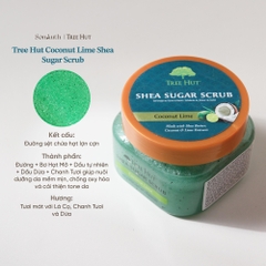 Tẩy Da Chết Cơ Thể Tree Hut Shea Sugar Scrub 255g (NK)