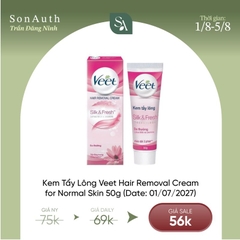 Kem Tẩy Lông Cơ Thể Veet Pure Hair Removal Cream