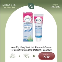 Kem Tẩy Lông Cơ Thể Veet Pure Hair Removal Cream