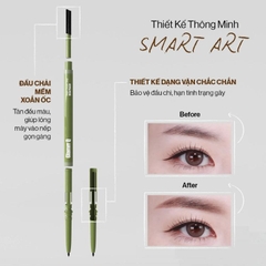 Chì Kẻ Mày Glamrr Q Vegan Super Stay Brow Pencil 0.08g
