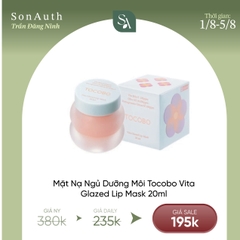 Mặt Nạ Dưỡng Môi Tocobo Vita Glazed Lip Mask 20ml