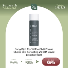 Tẩy Da Chết Paula's Choice Skin Perfecting 2% BHA Liquid Exfoliant