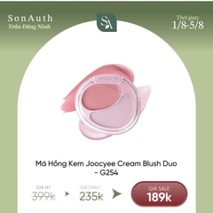 Má Hồng Kem 2 Ô Joocyee Cream Blush Duo 7g
