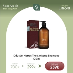 Dầu Gội Thuần Chay Hetras The Simkong Shampoo 1013ml