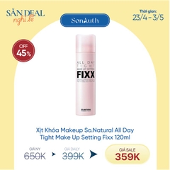 Xịt Khóa Trang Điểm So.Natural All Day Tight Make Up Setting Fixx