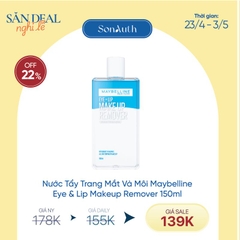 Tẩy Trang Mắt Môi Maybelline Eye & Lip Make Up Remover