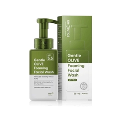Bọt Rửa Mặt DrCeutics Gentle Olive Foaming Facial Wash 420g