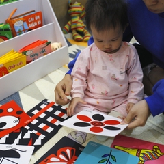 Bộ thẻ gấp zic zac và flashcard kích thích thị giác Lalala baby cho bé từ 0-12 tháng tuổi