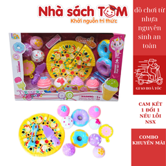 Bộ đồ chơi nấu ăn cho bé, Latoys, đồ chơi nhà bếp an toàn cho bé từ 3 tuổi bằng nhựa nguyên sinh
