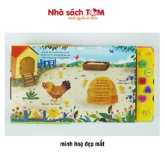 Sách âm thanh Đinh Tị sách song ngữ bìa cứng tương tác đầy thú vị cho bé từ 0-6 tuổi