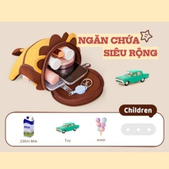 Túi đeo chéo hình thú ngộ nghĩnh Nohoo cho bé , túi mini dễ thương, nhẹ, phù hợp bé đi chơi, đi học