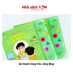 Sách âm thanh Đinh Tị sách song ngữ bìa cứng tương tác đầy thú vị cho bé từ 0-6 tuổi