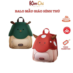 Balo mẫu giáo Nohoo chính hãng siêu nhẹ hình thú dễ thương cho bé từ 2-6 tuổi NB021