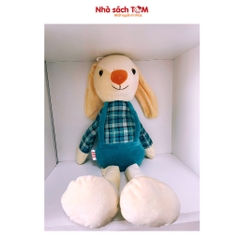 Thú nhồi bông hình thỏ tai dài Hoàng Thu – Gấu bông đáng yêu cho bé yêu, quà tặng êm ái & thời trang