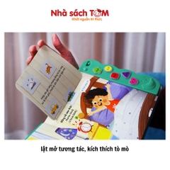 Sách âm thanh Đinh Tị sách song ngữ bìa cứng tương tác đầy thú vị cho bé từ 0-6 tuổi