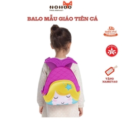 Balo mẫu giáo hình thú Nohoo chính hãng siêu nhẹ, balo mầm non dễ thương cho bé từ 2-6 tuổi NB046