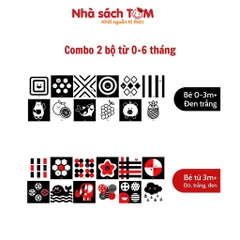 Thẻ gấp kích thích thị giác Lalala baby cho bé từ 0-12 tháng tuổi