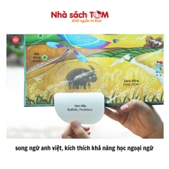 Sách âm thanh Đinh Tị sách song ngữ bìa cứng tương tác đầy thú vị cho bé từ 0-6 tuổi