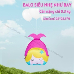 Balo mẫu giáo hình thú Nohoo chính hãng siêu nhẹ, balo mầm non dễ thương cho bé từ 2-6 tuổi NB046