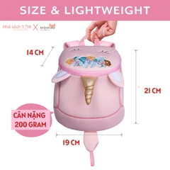 Balo mẫu giáo chống lạc Nohoo chính hãng siêu nhẹ hình thú dễ thương cho bé từ 2-6 tuổi NHB051S