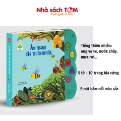 Sách âm thanh Đinh Tị sách song ngữ bìa cứng tương tác đầy thú vị cho bé từ 0-6 tuổi