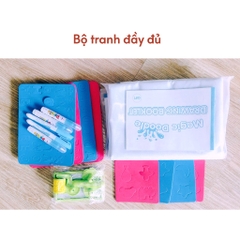 Thảm vẽ nước ma thuật cho bé , tranh vẽ tự xoá, đồ chơi Montessori sáng tạo, kích thước lớn an toàn
