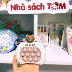 Pop it máy chơi game điện tử nhiều cấp độ, máy Pop it nhiều level có đèn nhạc – Đồ chơi giải trí giảm stress cho bé