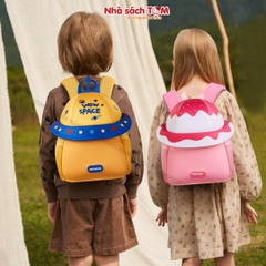 Balo mẫu giáo Nohoo chính hãng siêu nhẹ hình thú dễ thương cho bé từ 2-6 tuổi NHB022
